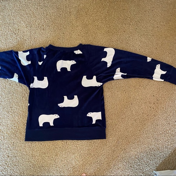 #followme Women’s Jogger Pajama Pants Set Ultra-Soft Velour PJs- Polar Bear - Picture 7 of 8